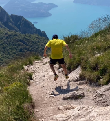 Trail running sopra il Lago d'Iseo (BS). Luglio 2023
